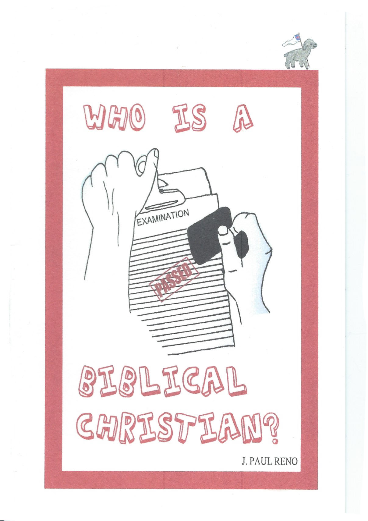 Who is - Cover Who is a Biblical Christian ?