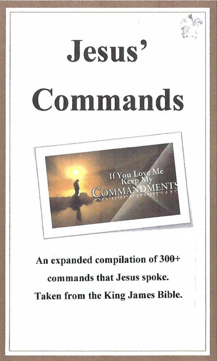 Jesus Commands cover Jesus' Commands