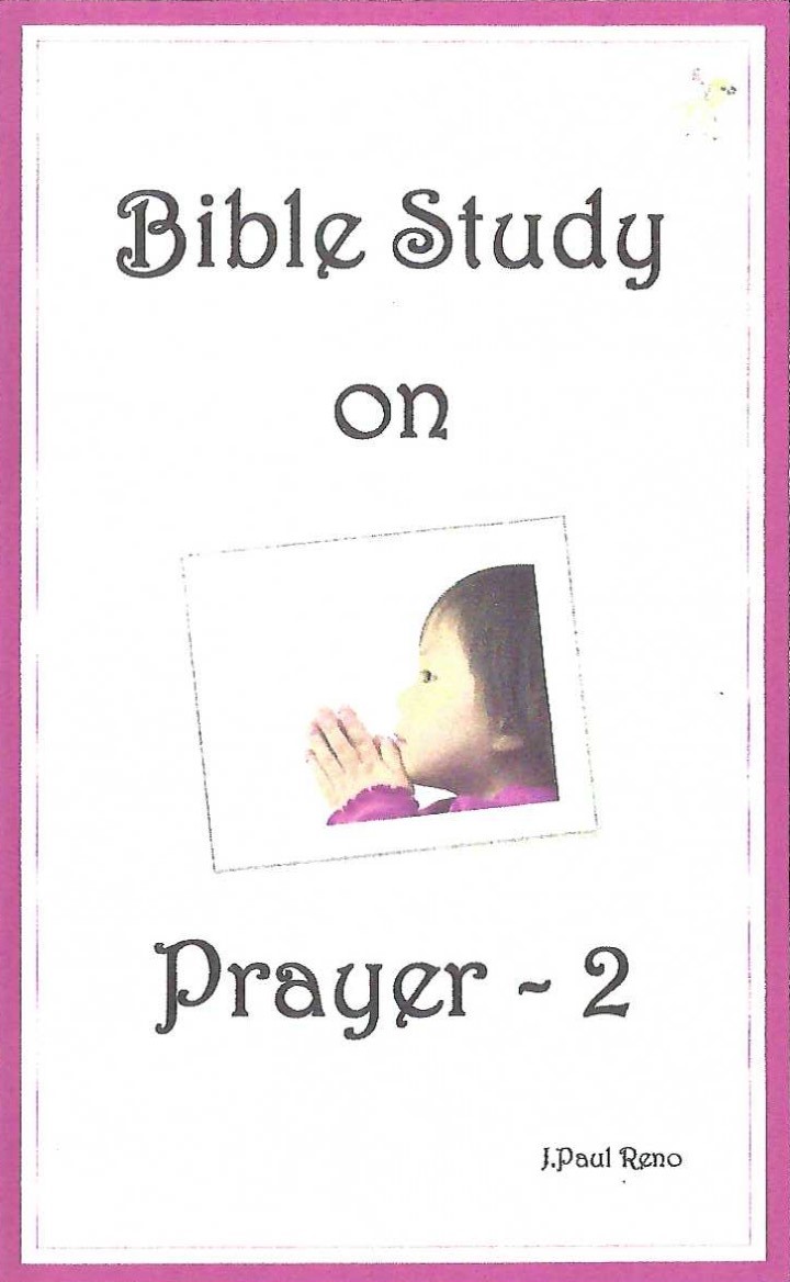 Bible Study on Prayer-2 cover Bible Study on Prayer-2