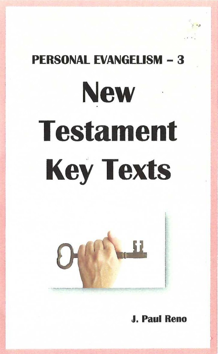 New Testament Key Texts-cover New Testament Key Texts- Personal Evangelism #3