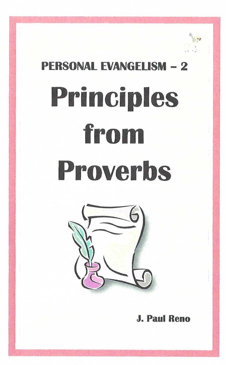 Principles from Proverbs- PE2 cover Principles from Proverbs- Personal Evangelism #2