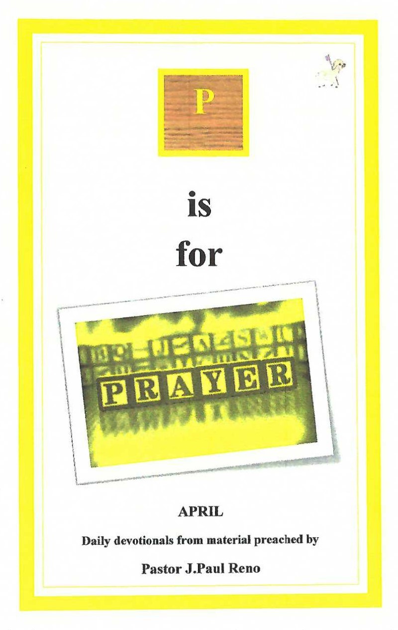 P is for Prayer-April cover P is for Prayer-April