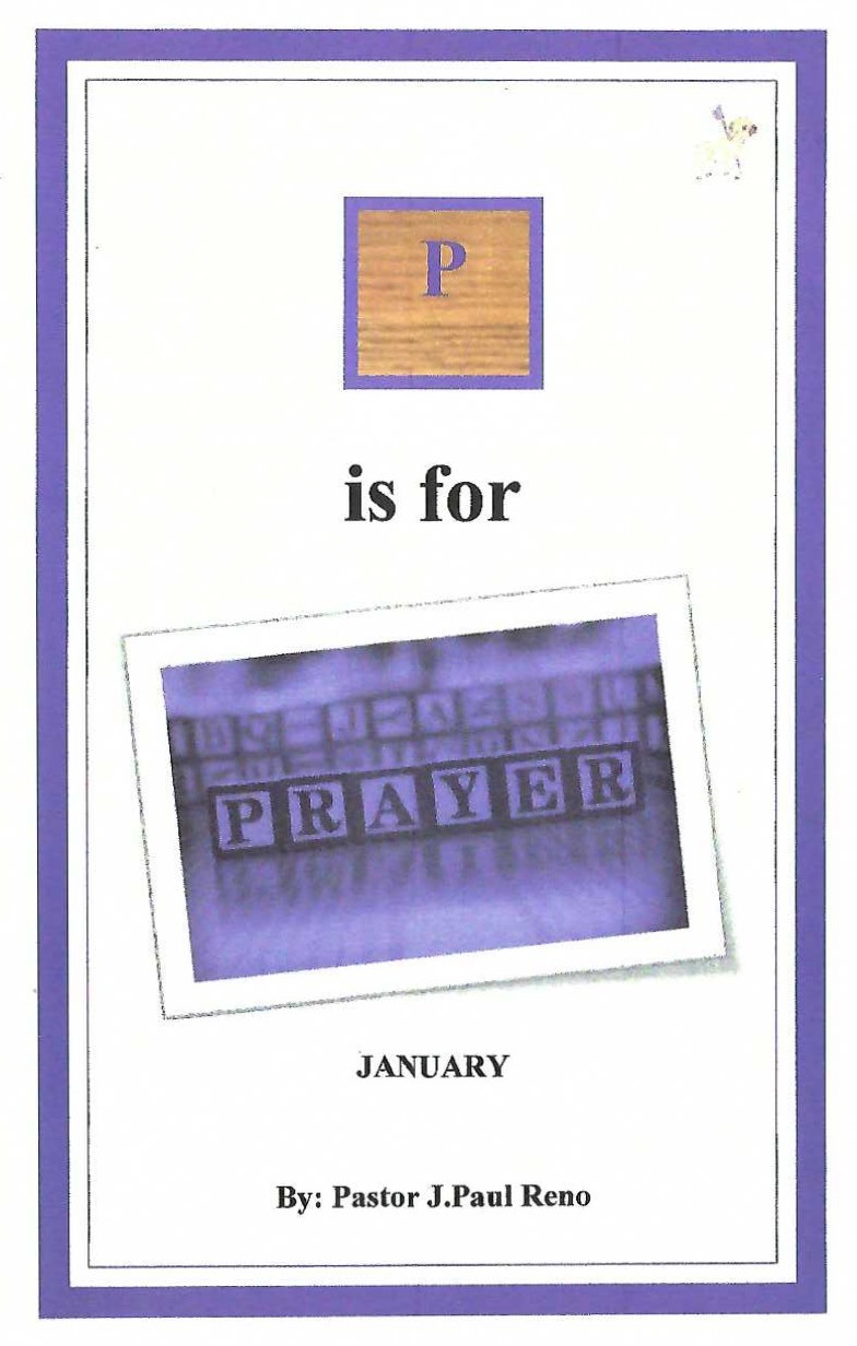 P is for Prayer January cover P is for Prayer-January