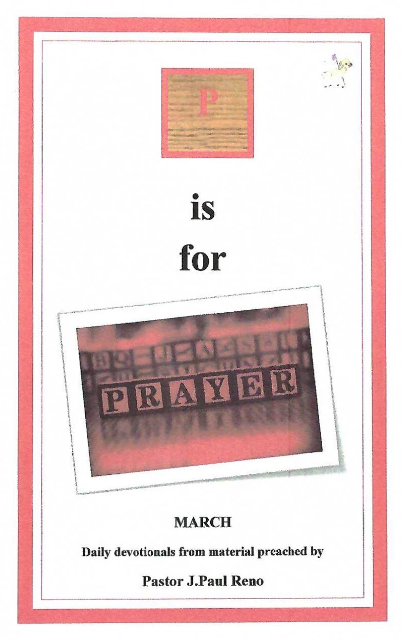 P is for Prayer-March cover P is for Prayer-March