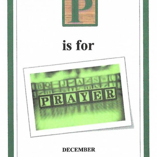 P is for Prayer-December