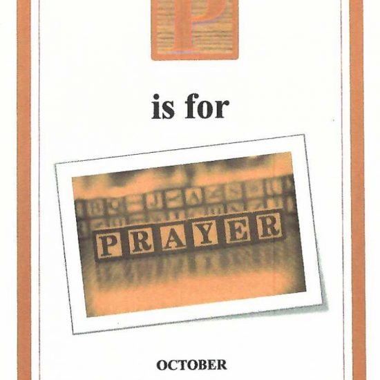 P is for Prayer-October