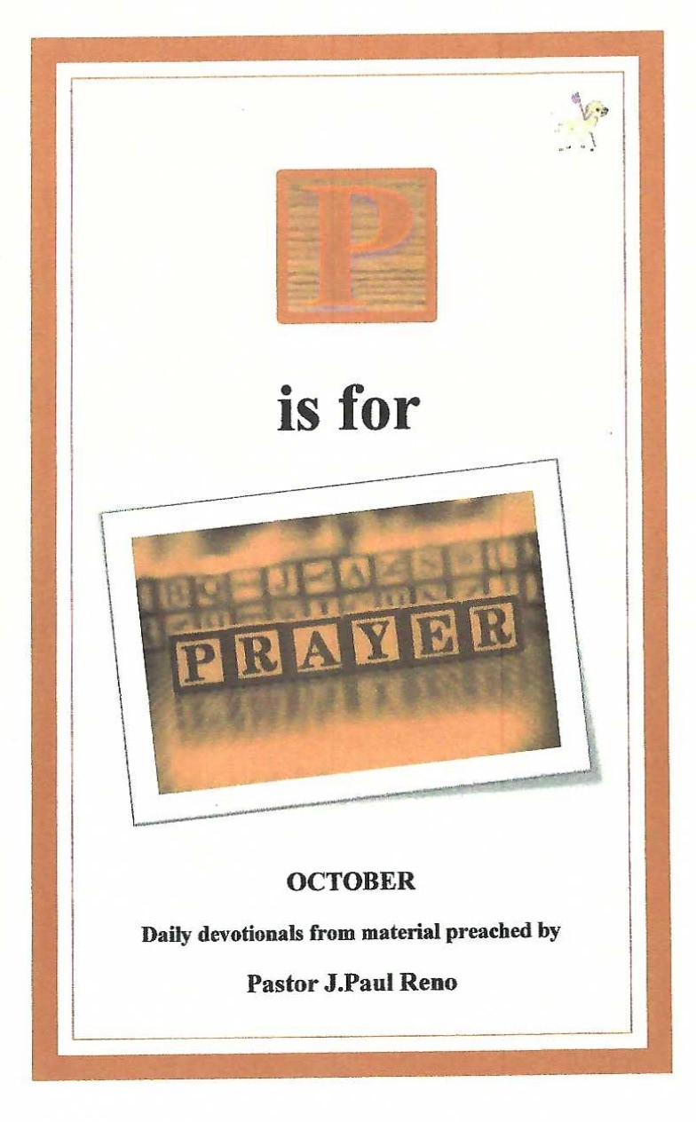 P is for Prayer-October cover P is for Prayer-October