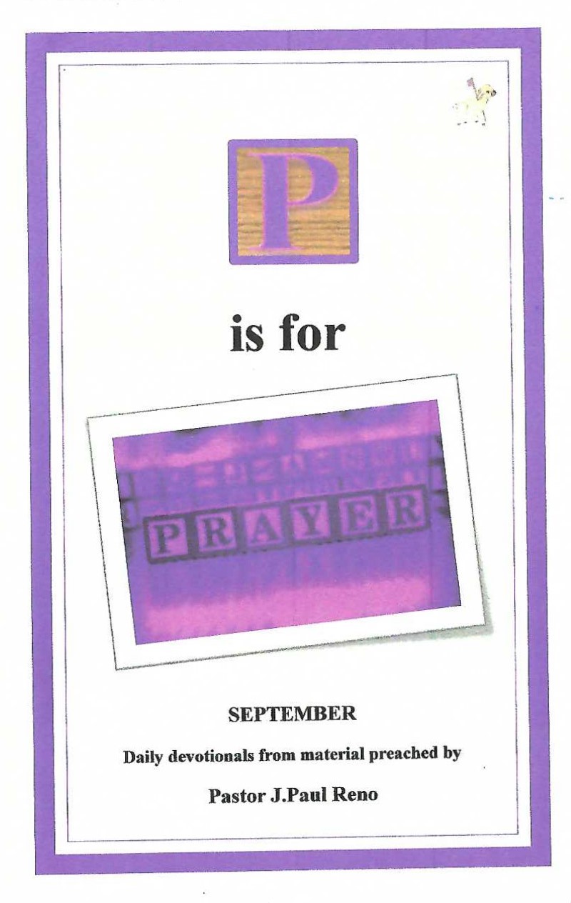 P is for Prayer-September cover P is for Prayer-September