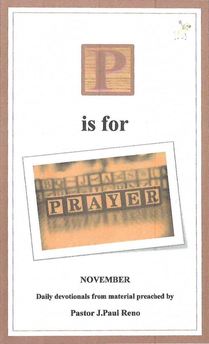 P is for Prayer-November cover P is for Prayer-November