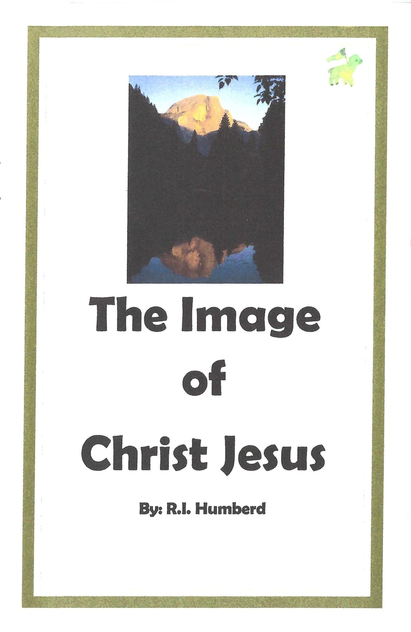 The Image of Christ Jesus cover The Image of Christ Jesus