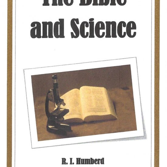 The Bible and Science