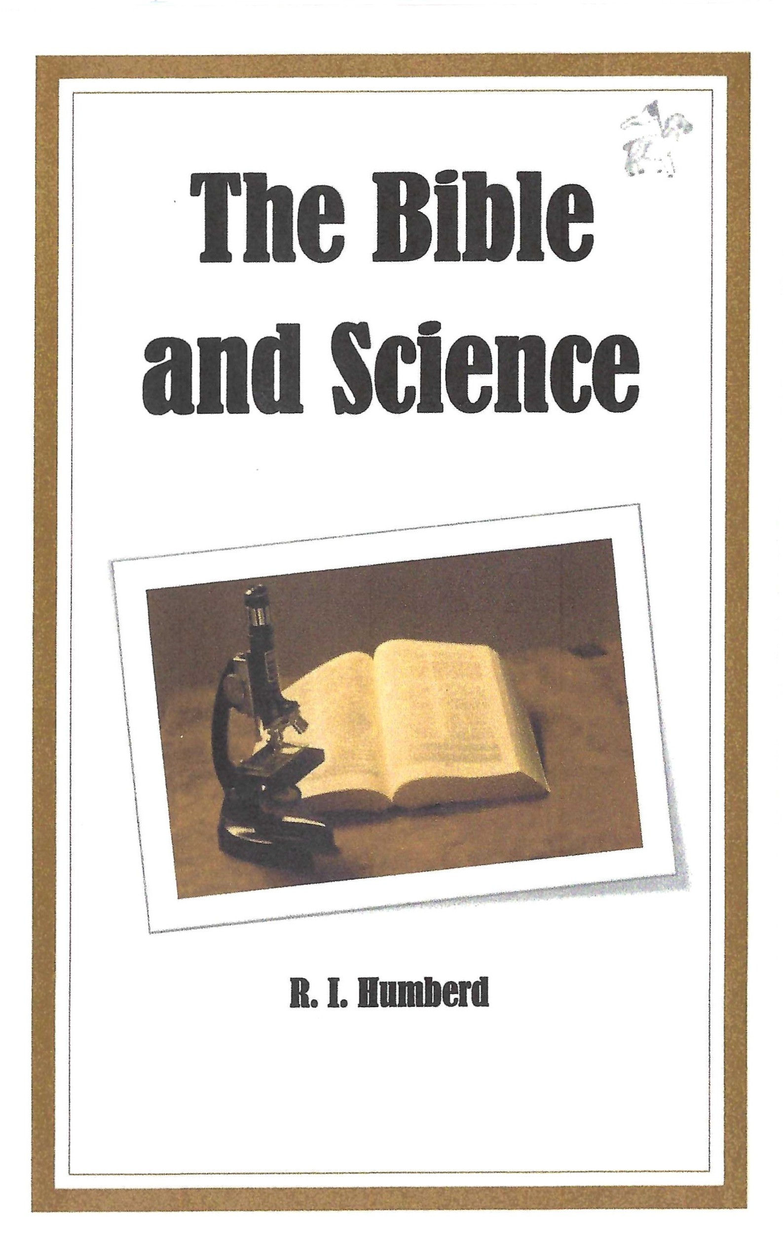the Bible and science cover The Bible and Science